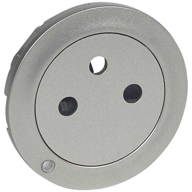 CELIANE - Plakietka do gniazda ze wskaźnikiem LED tytanowa, Legrand