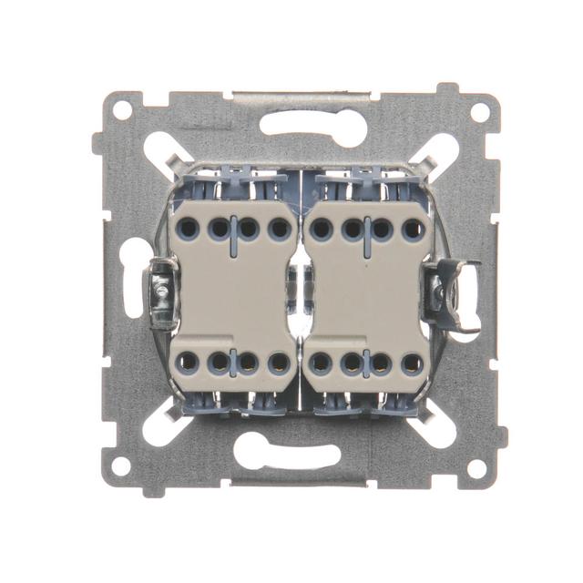 Simon 54 Łącznik krzyżowy podwójny (mechanizm) 10A 250V szybkozłączka SW7/2XM KONTAKT