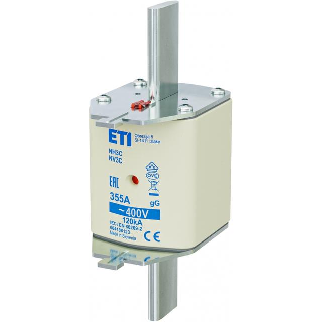 Wkładka topikowa NH zwłoczna KOMBI NH3C gG 355A 400V 004186123 ETI