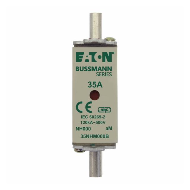 dNH FUSE 35AMP 500V aM SIZE 000 DUAL IND Wkładka NH000 35A 500V AM podwójny wskaźnik 35NHM000B EATON