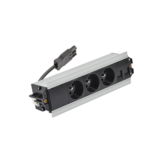 SIMON 480 TS48-510E300K0-40 Indesk 3 gn. typ E i płytka dla 2 złączy RJ45 keystone; złącze w układzi