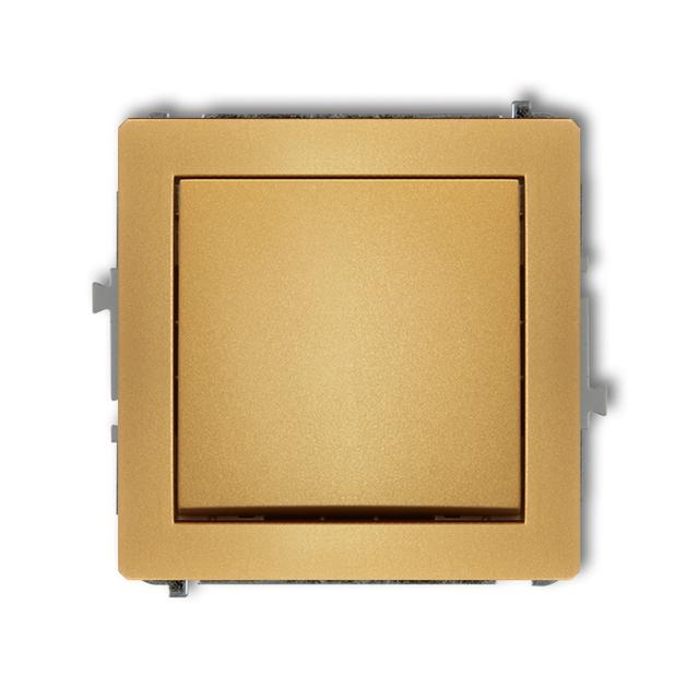 DECO Mechanizm łącznika jednobiegunowego złoty