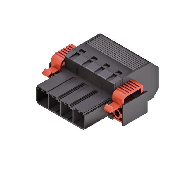 SVF 7.62HP/04/180FI SN BK BX Wtyk PCB (złącze wiązki), 7.62 mm, Liczba biegunów: 4, PUSH IN /30szt./ 1124770000 WEIDMÜLLER