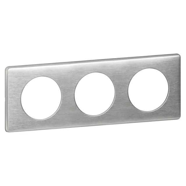 CELIANE - RAMKA ALUMINIUM POTRÓJNA POZIOMA/PIONOWA, Legrand