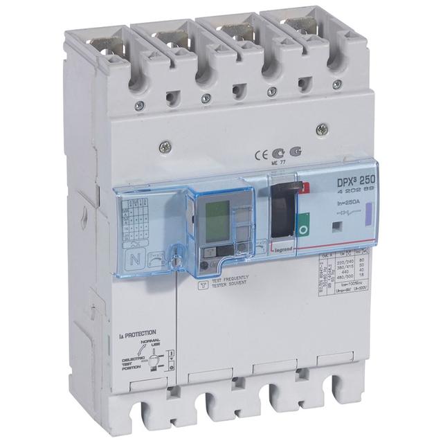 Wyłącznik DPX3 250 Z Zab. R-Pr. 4P 200A 50Ka 420288 LEGRAND