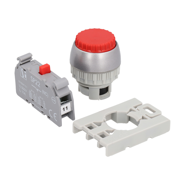 PRZYCISK RYGLOWANY 2 ZWIER. PIERŚCIEŃ NIKLOWANY