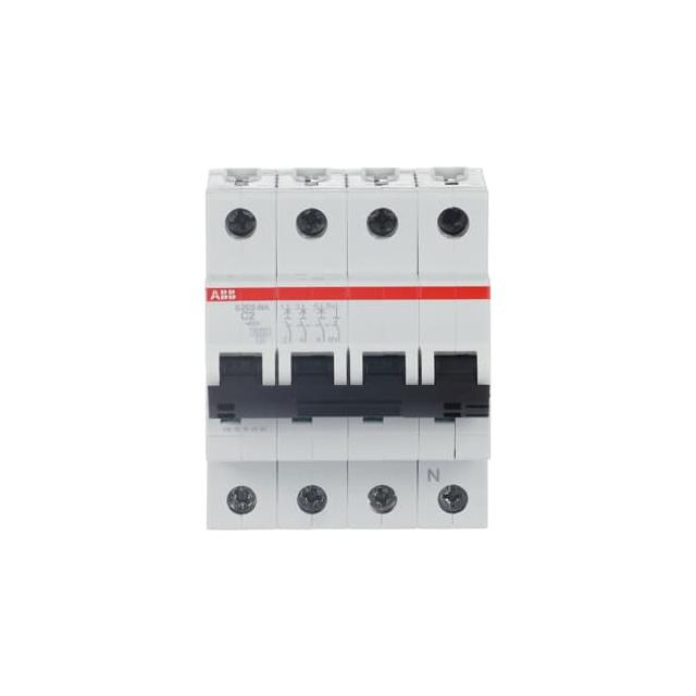 S203-C2NA Wyłącznik nadprądowy 6kA 3P+N C2A 2CDS253103R0024 ABB