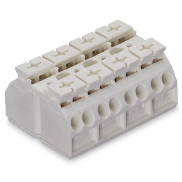 blok zasilający 4-biegunowy biały /200szt./ WAGO