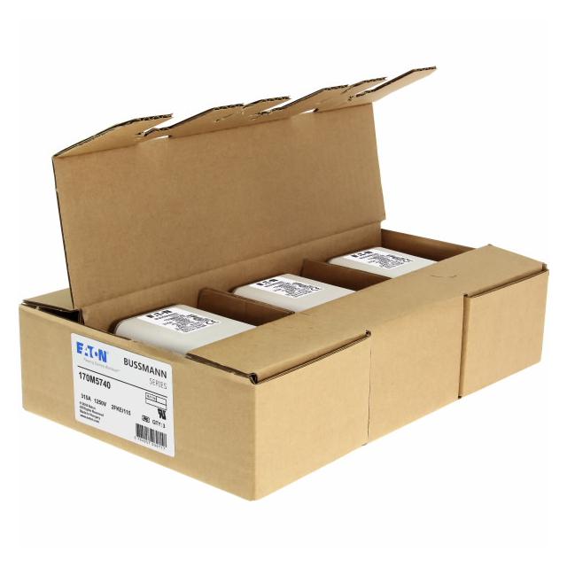 FUSE 315A 1250V 2FKE/115 AR CU Wkładka szybka 315A AC 1250V rozmiar 2 61x77x160 mm aR IEC, 170M5740