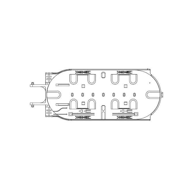 Kaseta dla 24 włókien do osłon FOSC serii A Partners FOSC-A-TRAY-S24-1 C&C