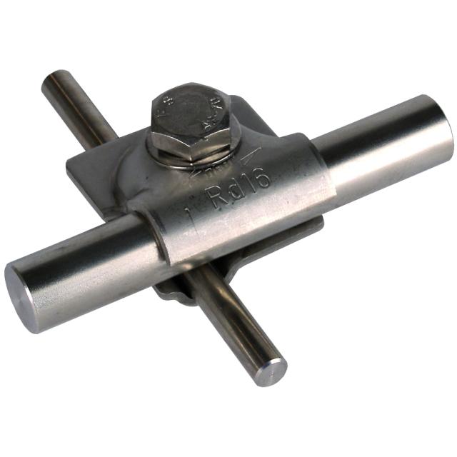 Zacisk uniwersalny MV do drutu 8-10/16 mm, stal nierdzewna NIRO