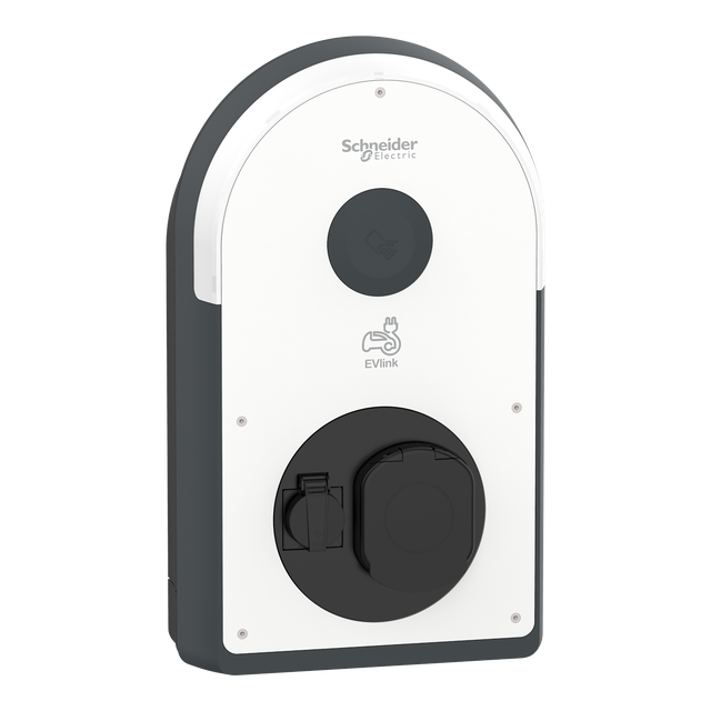Stacja ładowania, EVlink Pro AC/ AC Metal 1f 7,4 kW z gniazdem T2S-TE, wbudowane zabezpieczenia RDC-