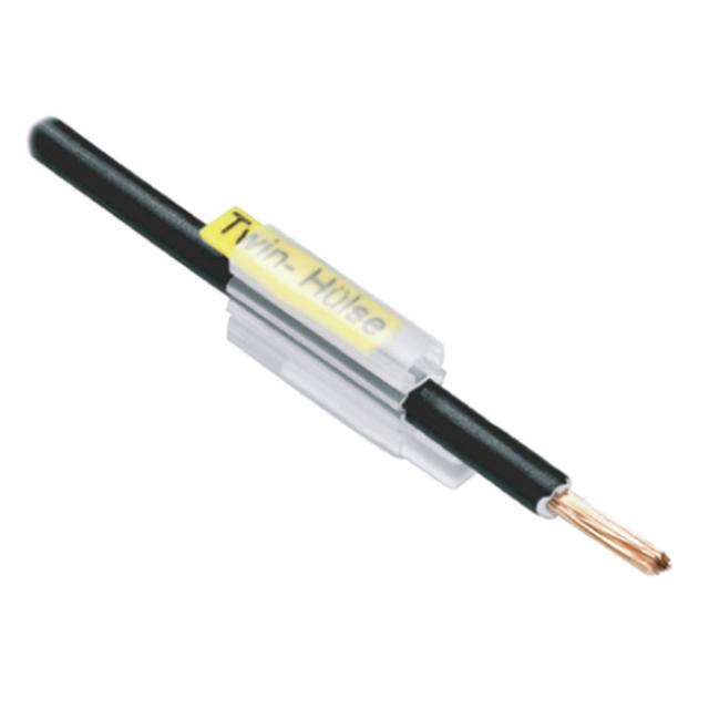 TM 1/18 TWIN HF/HB System kodowania kabli, 2.4 - 4 mm, 5 mm, polietylen LD, transparentny /500szt./ 1891780000 WEIDMÜLLER