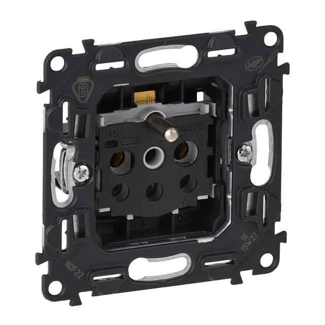 VALENA ALLURE - GNIAZDO 2P+Z BEZ PRZESŁONY Z ZACISKAMI ŚRUBOWYMI, Legrand