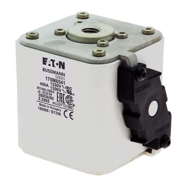 FUSE 450A 1250V 3BKN/80 AR CU Wkładka szybka 450A AC 1250V rozmiar 3 76x92x83 mm aR IEC UL 170M6541