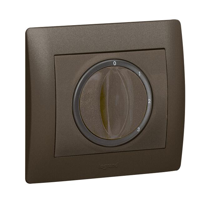 SISTENA LIFE ŁĄCZNIK DO STEROWANIA WENTYLACJĄ 4 POZYCJE (0-1-2-3) 20A 250V~, Legrand