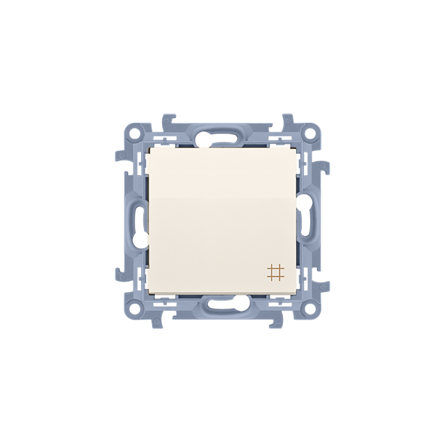 Simon 10 Łącznik krzyżowy 10A 250V zaciski śrubowe krem CW7.01/41 KONTAKT