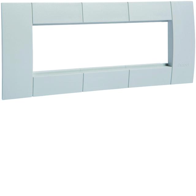 tehalit.WA Ramka montażowa potrójna 45x45mm jasnoszary GT4537035 HAGER
