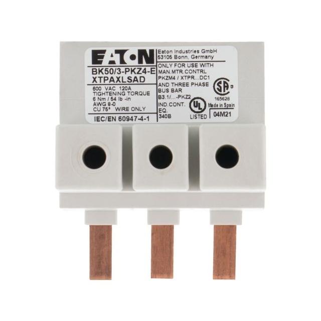 BK50/3-PKZ4-E Zacisk zasilający do mostków 3p 50mm2 UL rozrusznik E 272165 EATON