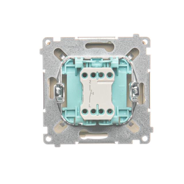 Simon Basic Przycisk dzwonek 10A szybkozłączka beż