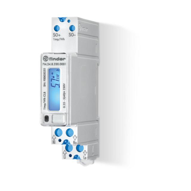 Licznik energii jednofazowy, wyjście impulsowe