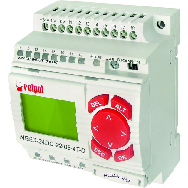 Przekaźnik programowalny NEED-24DC-22-08-4T-D 4x1Z 24V DC 10A / 250V AC RELPOL