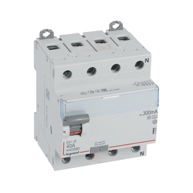 Wyłącznik Różnicowoprądowy P 304 4P 40A 300Ma Typ A-S DX3 411800 LEGRAND