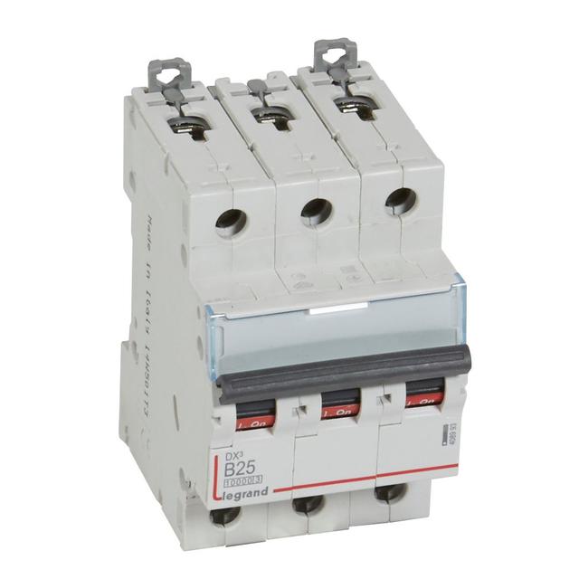 Wyłącznik Nadprądowy S 313 3P B25A 10000A DX3 408993 LEGRAND