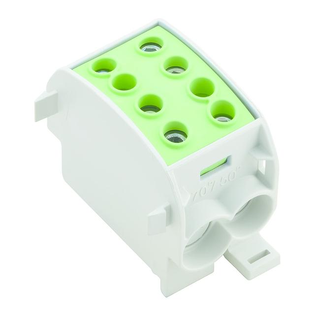 WPD 103 2X70/2X50 GN Zacisk rozdziału potencjału, złącze śrubowe, 1000, 300 A, Liczba biegunów: 1, zielony /3szt./ 1561790000 WEIDMÜLLER