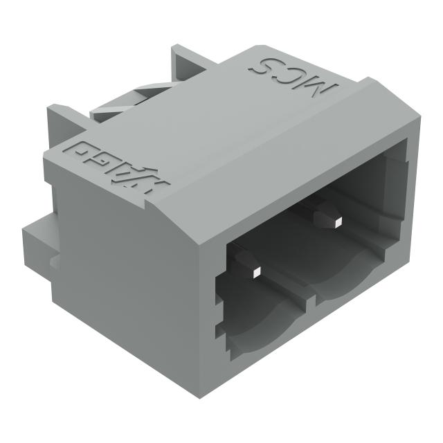 MCS-MIDI Classic wtyk 2-bieg. czarny raster 5 mm /200szt./ WAGO