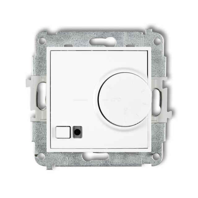 MINI Mechanizm elektronicznego regulatora temperatury z czujnikiem podpodłogowym biały