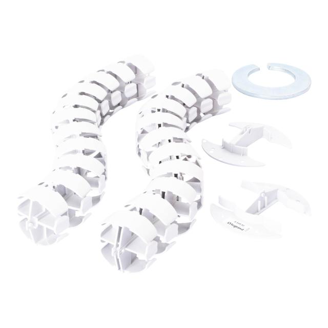 Incara: Vertebra - 4 Przedziały Metalowa Stopa - 0,8 M-Szary 654990 LEGRAND