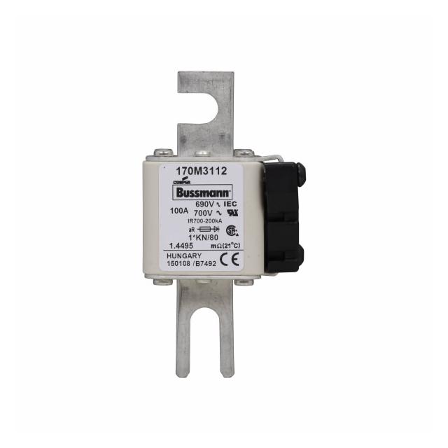 100A 690V 1*KN/80 aR INDICATOR FUSE Wkładka szybka 100A AC 690V compact DIN 1 45x59x104 mm 170M3112