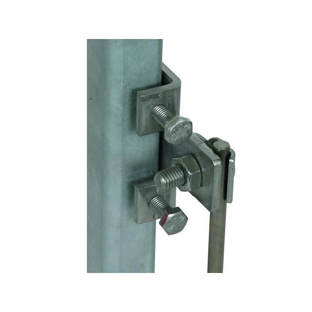 Zacisk krawędziowy 18-35 mm, do drutu 6-10 mm, stal nierdzewna NIRO