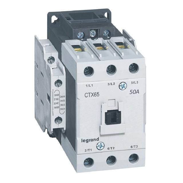 Stycznik Przemysłowy CTX3 65 3P 50A 2Z 2R 380V AC Zaciski Klatkowe 416158 LEGRAND