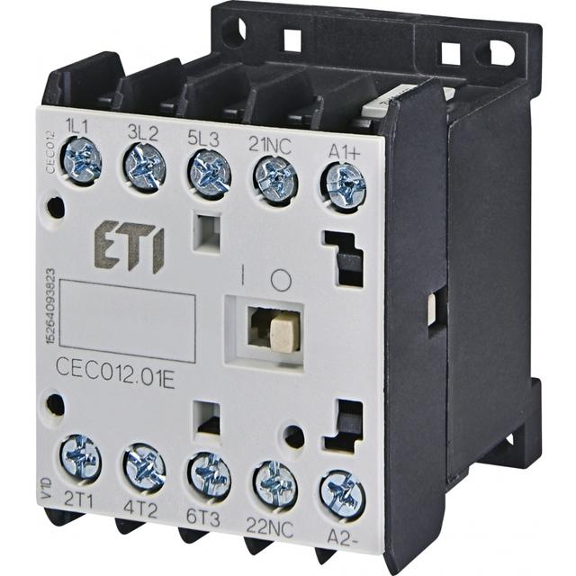 Stycznik silnikowy miniaturowy CEC012.01-110V-50/60Hz 004641083 ETI