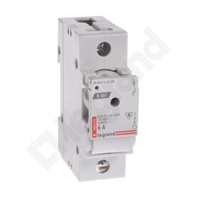 Rozłącznik Bezpiecznikowy 1P 6A D01 R301 606602 LEGRAND