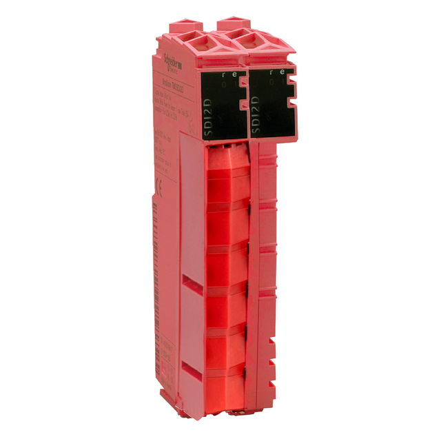 Modicon TM5, moduł wyjść cyfrowych bezpieczeństwa, 4 wyjścia tranzystorowe, 2 A, 24 VDC