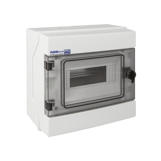 Rozdzielnica hermetyczna natynkowa 1x8 IP65 500VAC/1000VDC RH-8 36.8 OPATÓWEK