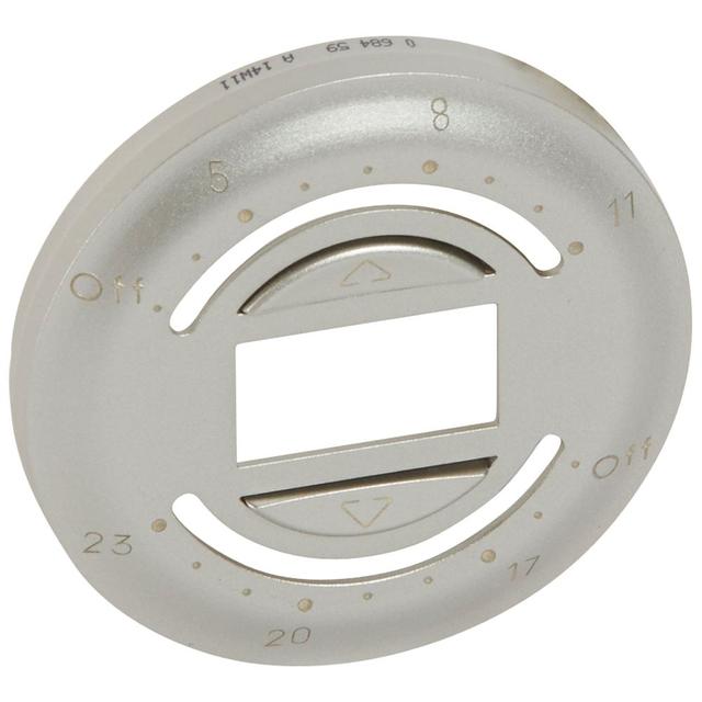 CELIANE - PLAKIETKA DO ZEGARA STEROWANIA ROLET TYTANOWA, Legrand