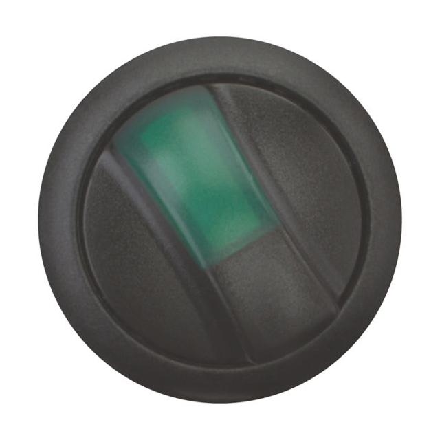 M22S-WLKV-G Napęd przełącznika 2 położeniowy zielony z podświetleniem bez samopowrotu 284540 EATON