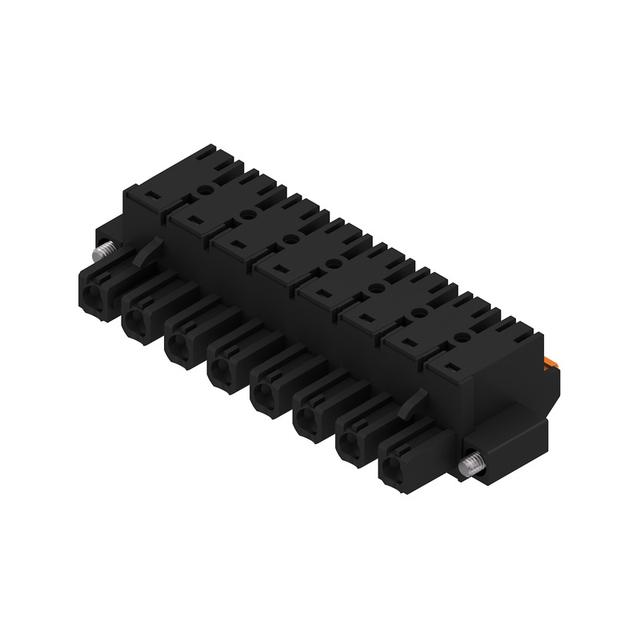 BLF 7.62HP/08/180F SN BK BX Wtyk PCB (złącze wiązki), 7.62 mm, Liczba biegunów: 8, PUSH IN /24szt./ 1227520000 WEIDMÜLLER