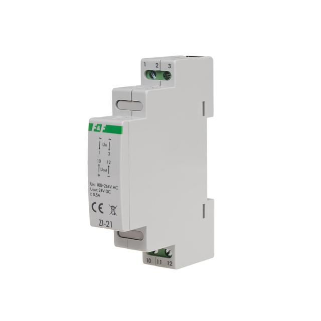 Zasilacz impulsowy 24V DC 0,5A ZI-21 F&F