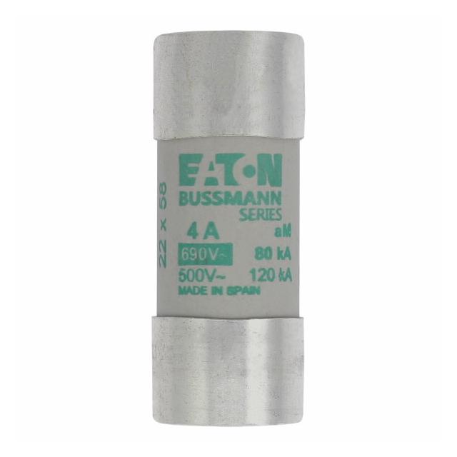 CYLINDRICAL FUSE 22 x 58 4A AM 690V AC Wkładka cylindryczna 22 x 58mm 4A AM 690V AC C22M4 EATON