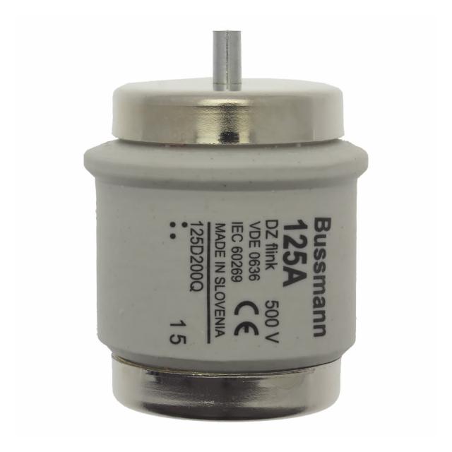 FUSE 125A DV 500V TYPE DZ Wkładka DV 125A DZ 500VAC E200 125D200Q EATON