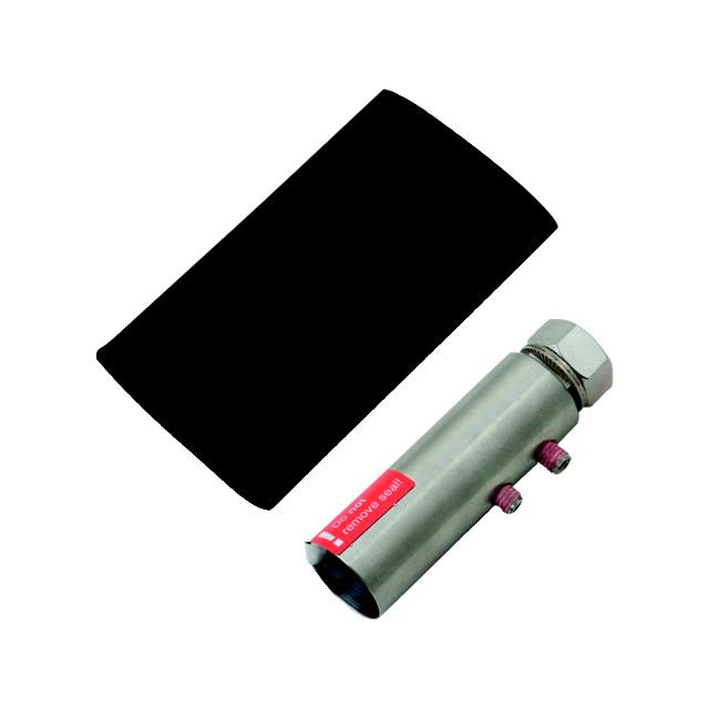 Zestaw montażowy do H VI long 20 mm czarny, 1 głowica do płytki łączącej, 2 opaski