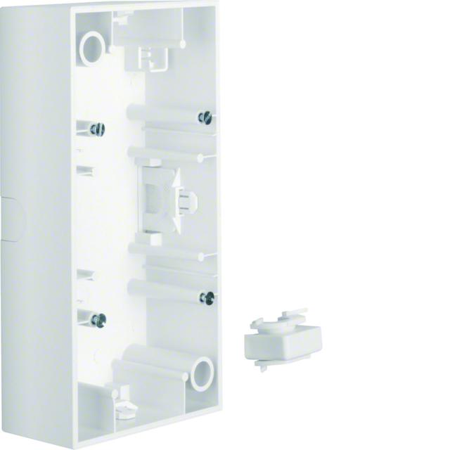 BERKER Q.3/S.1 Puszka natynkowa podwójna biały mat 10429909 HAGER