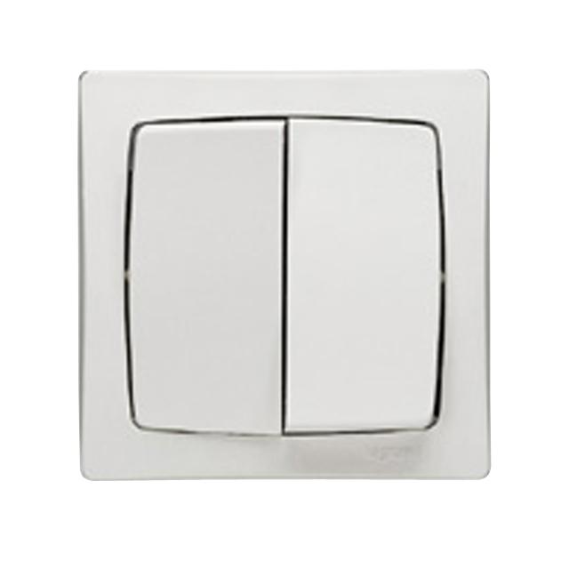 OTEO PRZYCISK JEDNOBIEGUNOWY PODWÓJNY KOMPLET 6A-250V~, Legrand