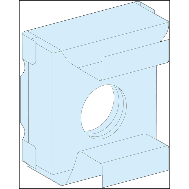 Rozdzielnice PrismaSet, nakrętki zaciskowe do przekładek sześciokątnych M6 20 sztuk