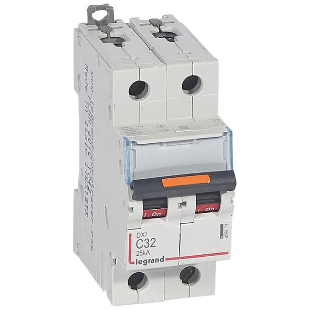 Wyłącznik Nadprądowy S322 C32 2P 32A 25Ka DX3 409771 LEGRAND